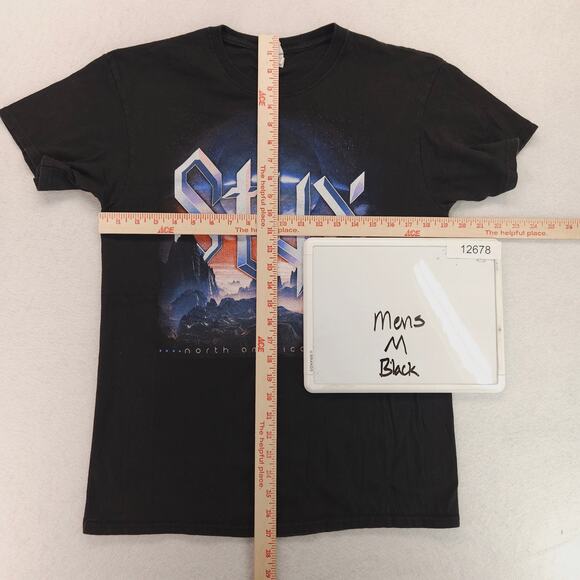 Styx North American Tour Band Short Sleeve Crew Neck Shirt Mens Size M Black - Picture 5 of 9